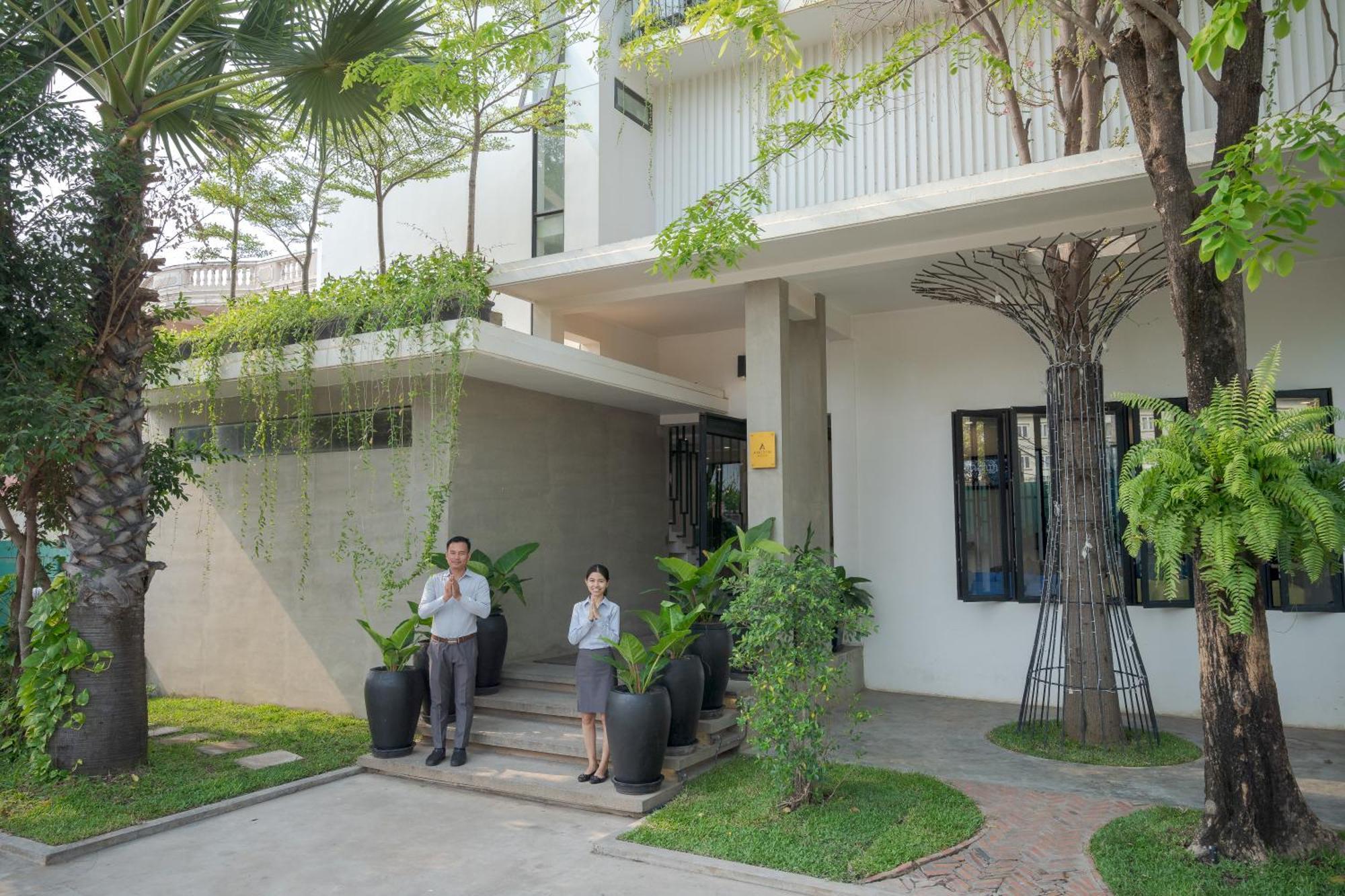 Angkor Aurora Hotel Siem Reap Bagian luar foto