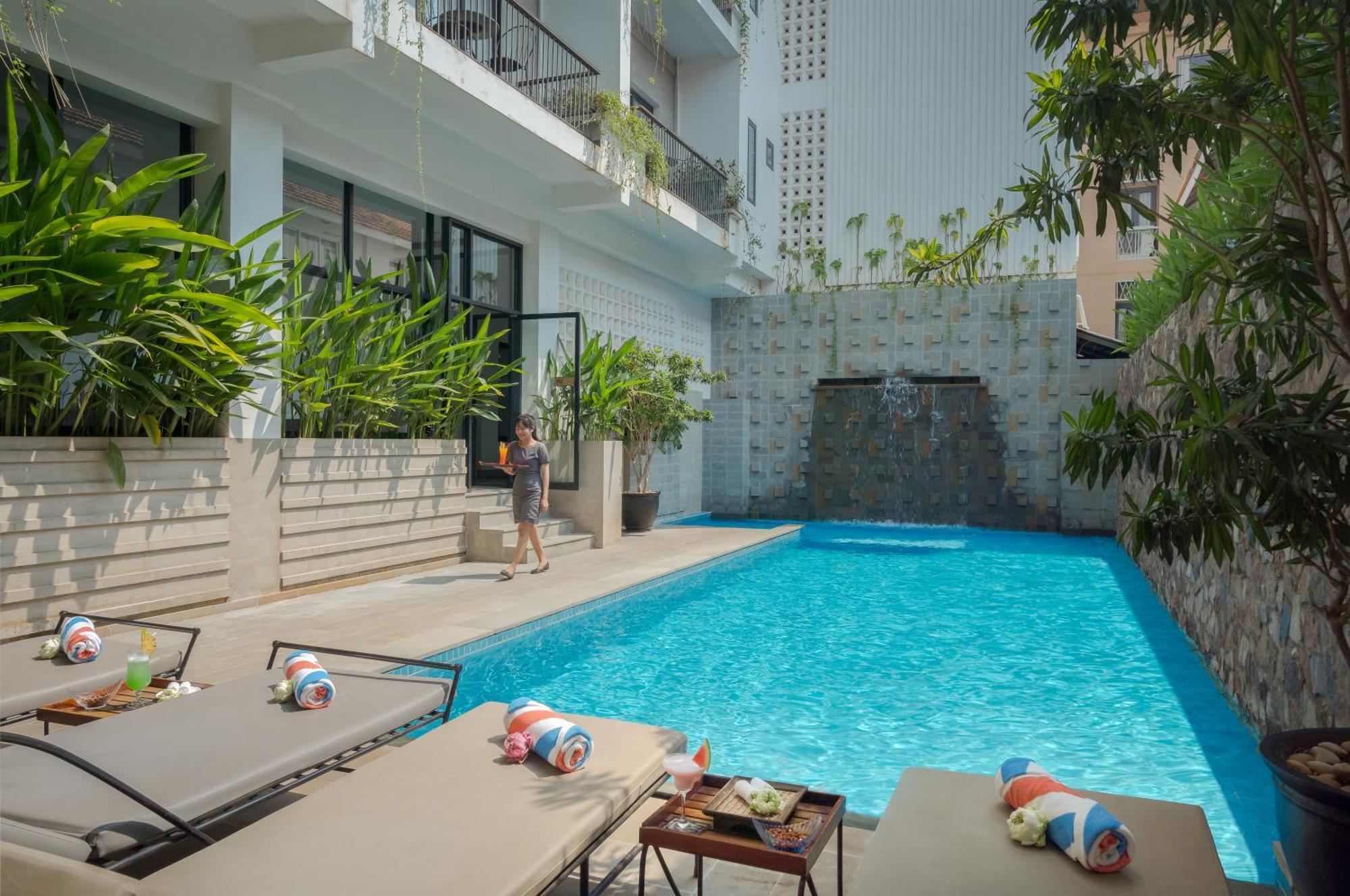 Angkor Aurora Hotel Siem Reap Bagian luar foto